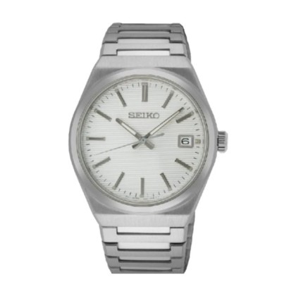 SEIKO SUR553P1 DATE FUNCTION STAINLESS STEEL STRAP MEN WATCH 